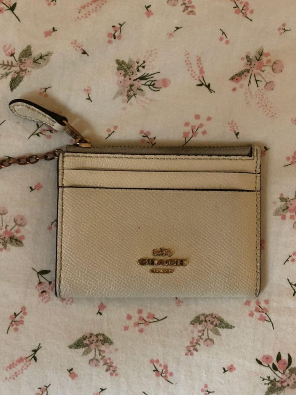 Coach White Wallet